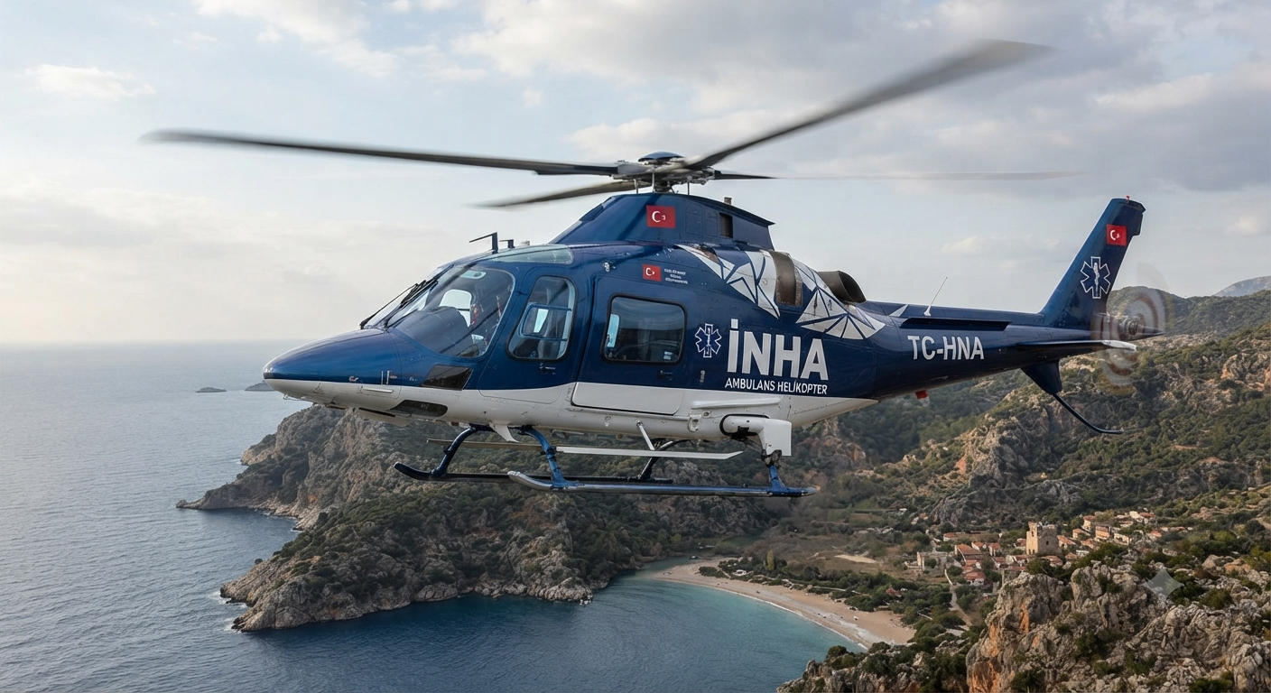 Tam Donanımlı Helikopter Ambulans