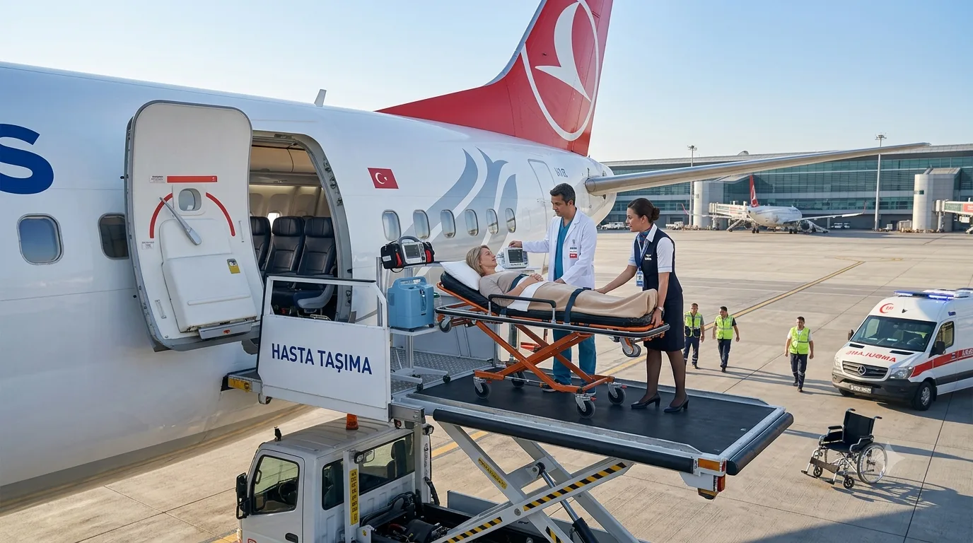 Yoğun Bakım Hastası Uçak Nakli